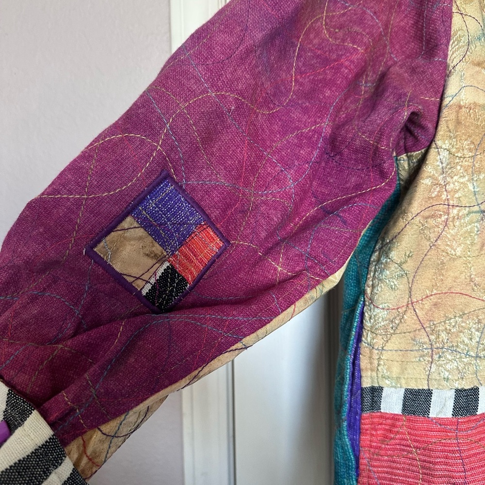 Crystal Colorful Patchwork Women's Jacket - image 6